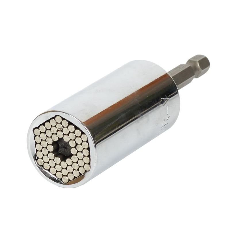 Douille universelle compatible pour clé à cliquet, tournevis et visseuse électrique Douille universelle compatible pour clé à cliquet, tournevis et visseuse électrique