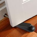 Pack de 4 cales portes biseautés noir en plastique