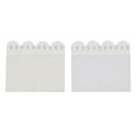 Pack de 8 languettes de fixation adhésive murale sans perçage jusqu'à 5kg