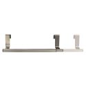 Barre de rangement à accroches spécial porte de placard extensible de 24,5 à 39,5 cm