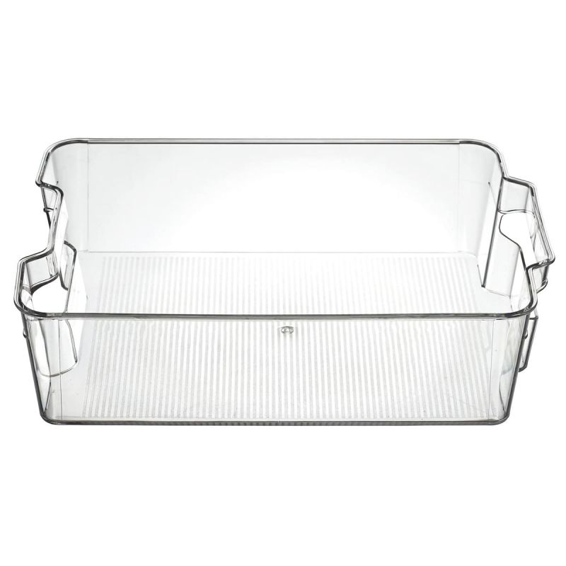Bac de rangement spécial frigo 6 litres transparente