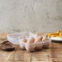 Boite à oeufs 6 compartiments en plastique transparente