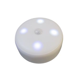 Lampe LED ronde détecteur de mouvements et de luminosité 50 Lumens