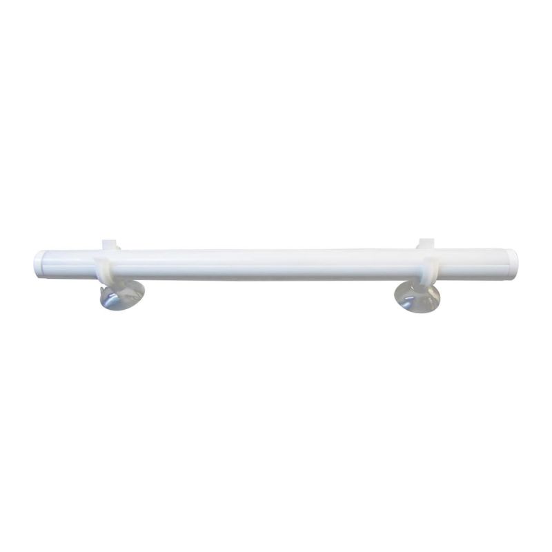 Lampe LED tube à allumage tactile 80 Lumens fixation au miroir par ventouses