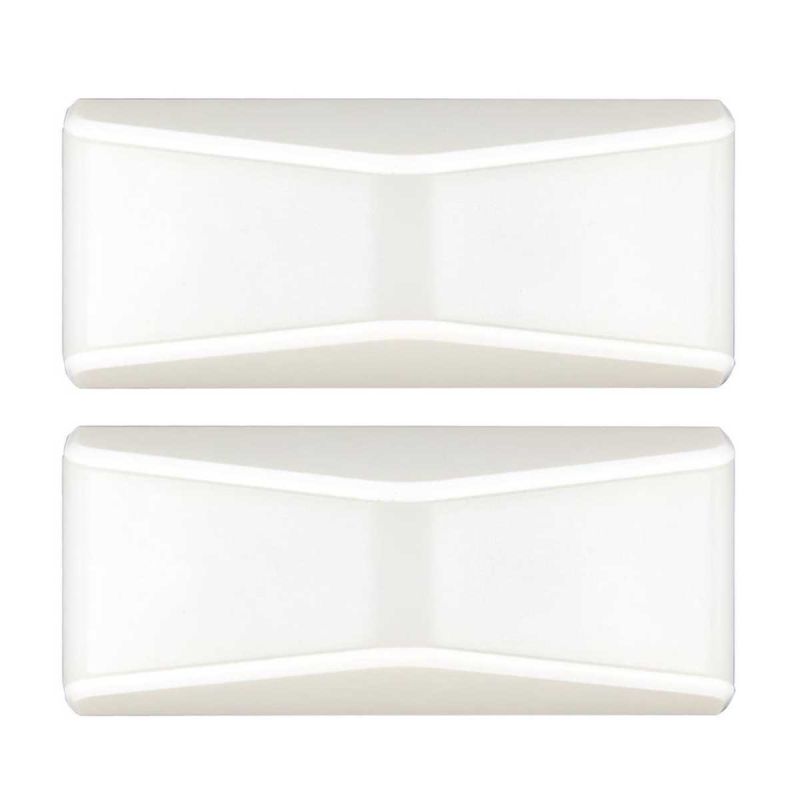 Pack de 2 lampes LED rectangles adhésives détecteur de luminosité Pack de 2 lampes LED rectangles adhésives détecteur de luminosité
