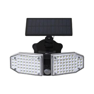 Lampe LED dernière génération solaire détecteur de mouvements et de luminosité 120 Lumens