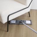 Balai microfibre chenille avec manche télescopique gris