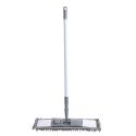 Balai microfibre chenille avec manche télescopique gris