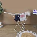 Etendoir à linge pliable 18 mètres étendage blanc