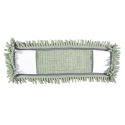 Balai avec microfibre chenille vert et manche en bambou