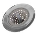 Filtre spécial évier ou lavabo en silicone et acier inoxydable diamètre 6 cm
