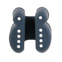 Support porte-éponge spécial évier double bac en caoutchouc