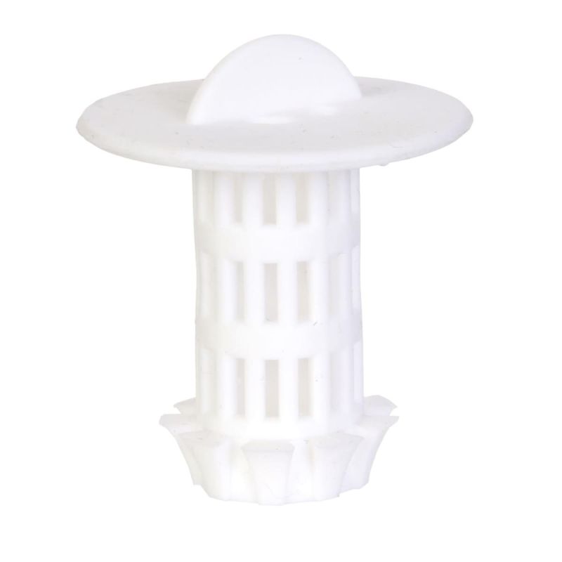Attrape cheveux spécial évier ou lavabo en silicone blanc diamètre 4,5 cm Attrape cheveux spécial évier ou lavabo en silicone blanc diamètre 4,5 cm