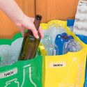 Ensemble de 3 sacs de tri 25 litres 3 couleurs pour chaque déchet
