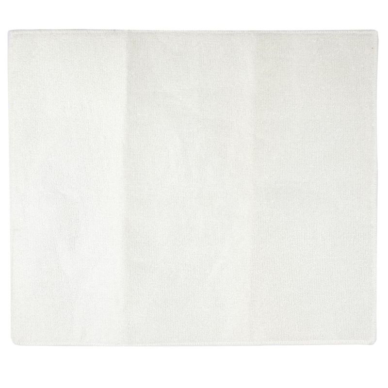 Tapis d'évier égouttoir ultra absorbant 40x48 cm blanc