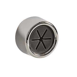 Accroche torchon adhésif diamètre 4 cm en plastique argenté