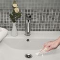 Lot de 2 lingettes réutilisable en microfibres toutes surfaces blanches