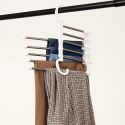 Cintre spécial pantalons multi-positions jusqu'à 5 vêtements