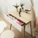 Set de 6 séparateurs de tiroir modulables blancs