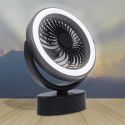 Ventilateur avec lampe LED orientable à suspendre ou à poser connexion USB