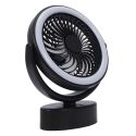 Ventilateur avec lampe LED orientable à suspendre ou à poser connexion USB