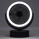 Ventilateur avec lampe LED orientable à suspendre ou à poser connexion USB