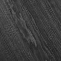 Table Extensible Ronde Pied Central Relief MDF Placage Chêne noir - DUBLIN