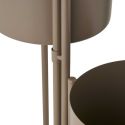Trépied Cache-pot en Métal Taupe - MADEN