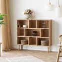 Meuble de rangement 9 niches en chêne massif - KALLYS