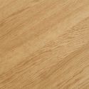Table repas ronde Ø120cm Pied Central Relief MDF Placage Chêne clair - DUBLIN
