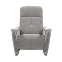Fauteuil relax électrique tissu maillé ultra doux bicolore gris - AUSTRAL