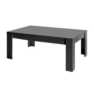CARBONE - Table Basse Rectangulaire Finition Gris Carbone Laqué