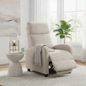 MELBOURNE - Fauteuil Relax Pushback Tissu Gris Taupe