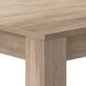 CADIZ - Table Repas 180cm Plateau et Pieds Aspect Bois Cadiz