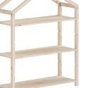 ARKAN - Bibliothèque Cabane en Pin Massif Naturel 3 Niveaux