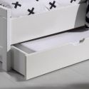 GASTON - Tiroir pour Lit 90x200cm Laqué Blanc