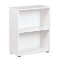 Etagère bibliothèque 2 niveaux coloris blanc - LEO