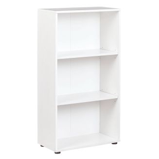 Etagère bibliothèque 3 niveaux coloris blanc - LEO