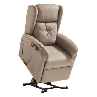 DONOSTIA - Fauteuil Relax Releveur Electrique Beige Tissu Waterproof