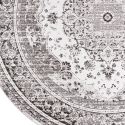 COLABA - Tapis Rond Ø200cm avec Motifs Noirs