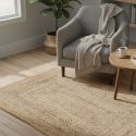THANE - Tapis 90x60cm en Fibre de Jute Tressé Naturel