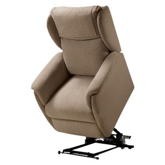 ORENSE - Fauteuil Relax Electrique Releveur Tissu Marron
