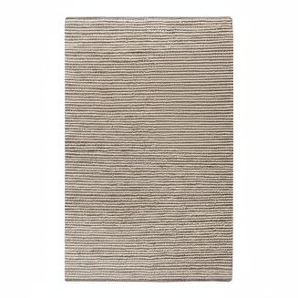 VATILI - Tapis 200x300cm Tissé Main Laine et Jute Beige