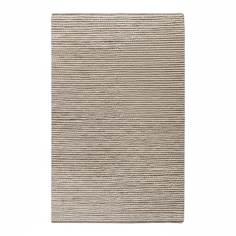 VATILI - Tapis 200x300cm Tissé Main Laine et Jute Beige
