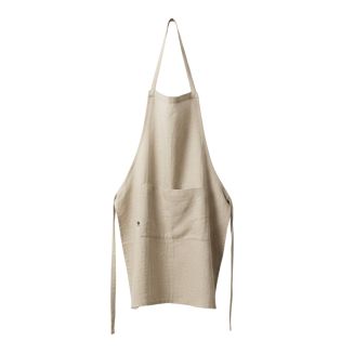 MARGAUX - Tablier Ajustable avec Poche 70x85cm Lin Lavé Coloris Sable