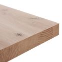 Table Basse Aspect Bois finition Hudson Oak Piètement U Métal Noir - HUDSON