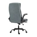 Fauteuil de bureau réglable et inclinable en tissu nylon gris - SUMMIT