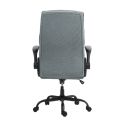 Fauteuil de bureau réglable et inclinable en tissu nylon gris - SUMMIT