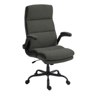 Fauteuil de bureau réglable et inclinable en tissu nylon noir - SUMMIT