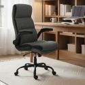 Fauteuil de bureau réglable et inclinable en tissu nylon noir - SUMMIT